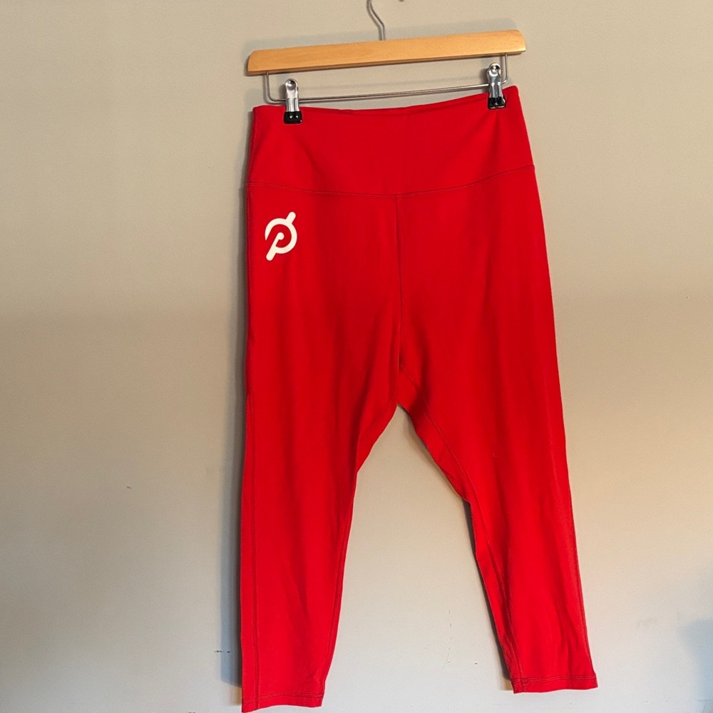Peloton Women's Red Leggings